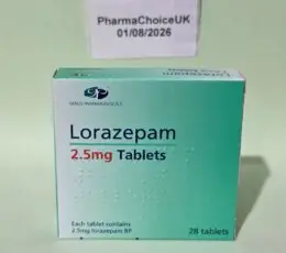 Lorazepam 2.5mg UK Pharma