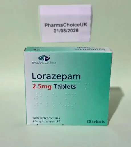 Lorazepam 2.5mg UK Pharma